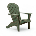Adirondack Gartenstuhl 80 x 92 x 98 cm aus Holz Grün mit Armlehnen