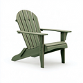 Adirondack Gartenstuhl 80 x 76 x 98 cm aus grünem Holz mit Armlehnen